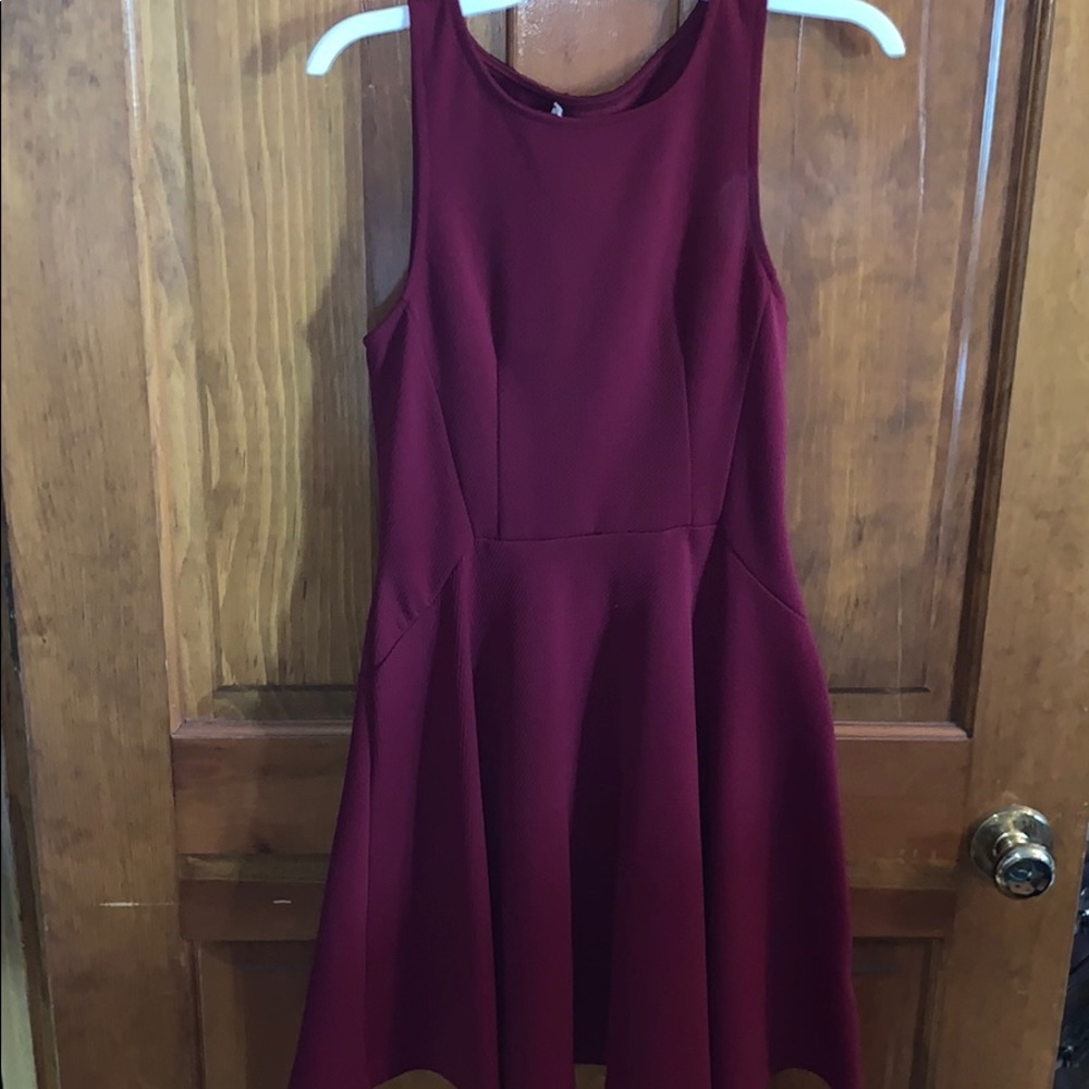 Maroon Dress